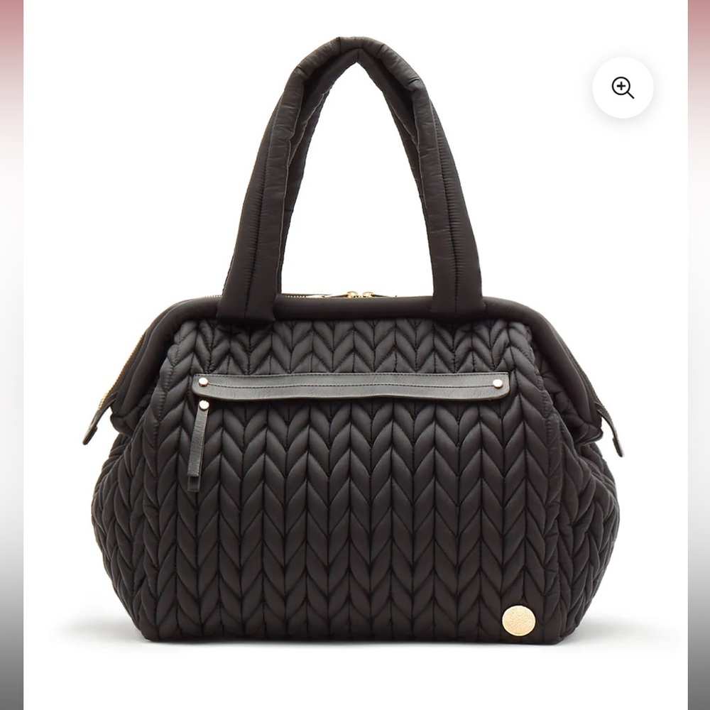Happ/ diaper bag/water resistant/ black/hand bag